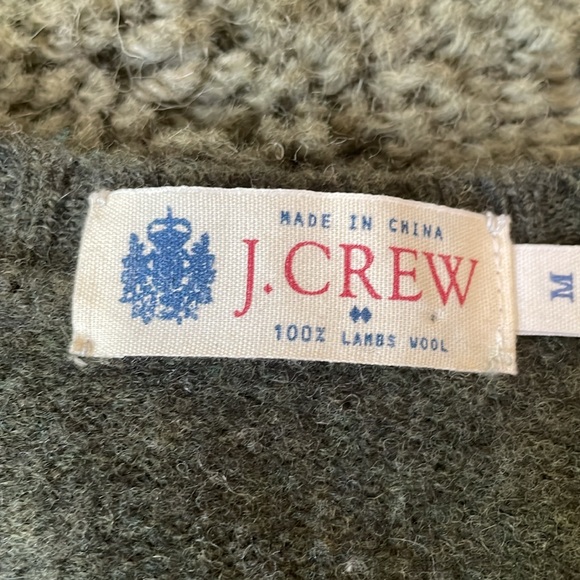 Lambswool argyle sweater - Picture 2 of 3